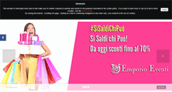 Desktop Screenshot of emporioeventi.it